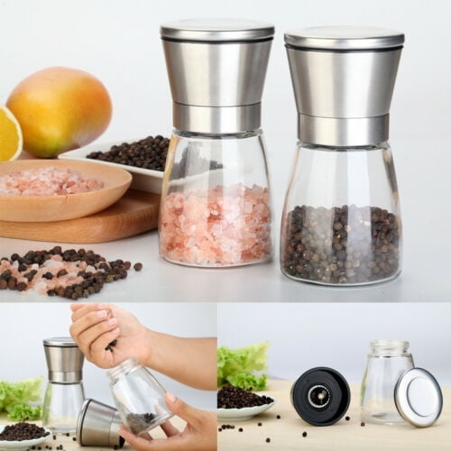 Stainless Steel Adjustable Pepper Hand Grinder Manual Pepper Mill Salt Grinder Stainless Steel Adjustable Pepper Hand Grinder Manual Pepper Mill Salt Grinder